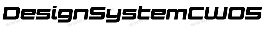 DesignSystemCW05 900字体转换